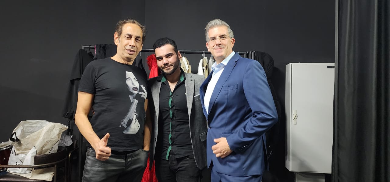 chadi maroun,ameer dabaja, Mario bassil at O beirut club event stand up comedy